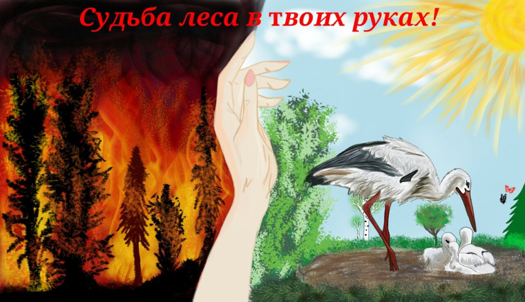 Берегите лес от пожара. Берегите лес от пожара.